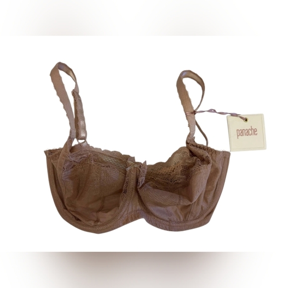 Panache NWT Jasmine Balconnet Caramel Bra Nude Size 30G - Picture 1 of 6